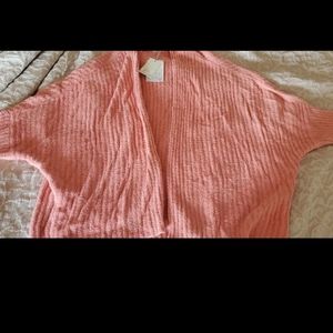 Barefoot Dreams NWT coral shrug cardigan